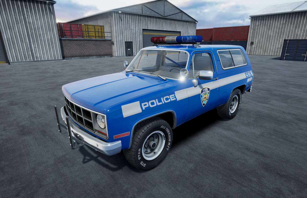 80s Offroad police car