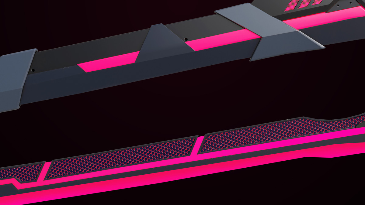 Sci Fi Sword 10 Red URP HDRP Textures