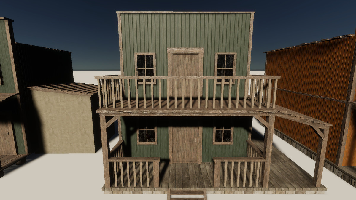 Wild West Town - Realistic Buildings Pack