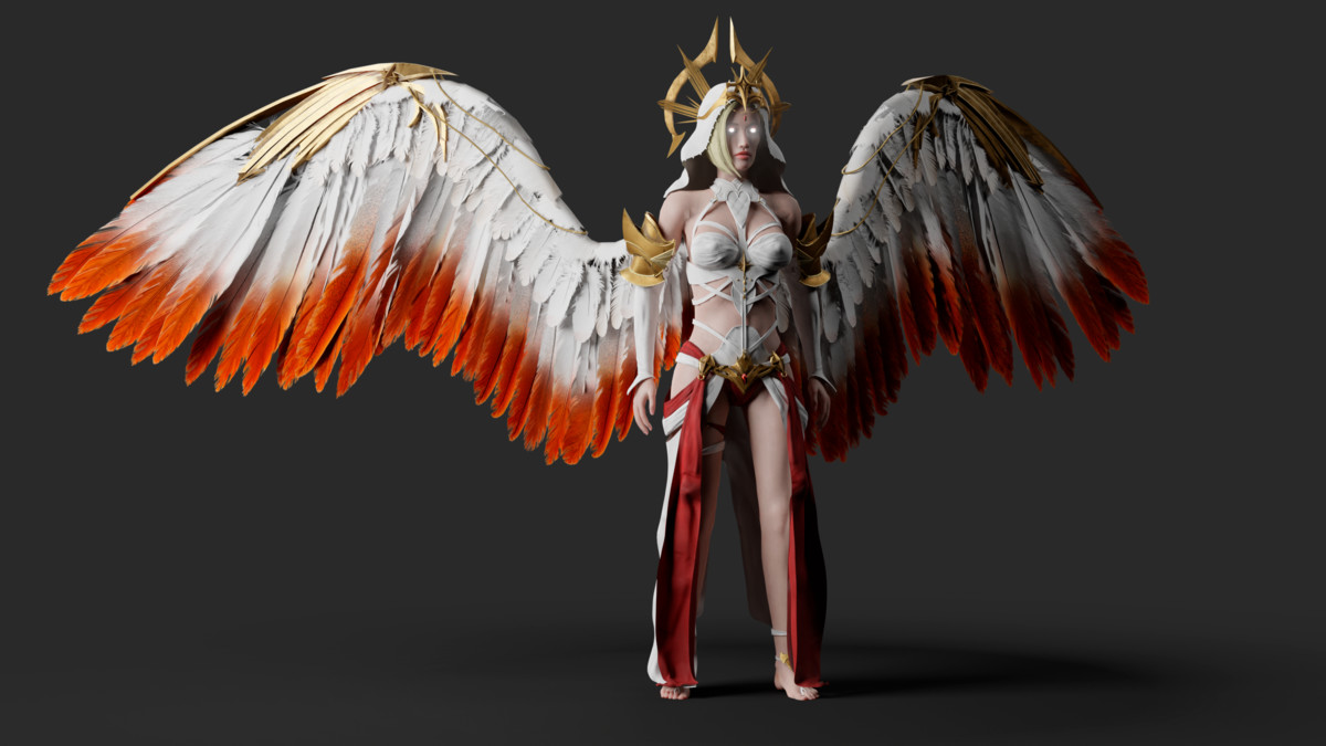 Female Angel Knight