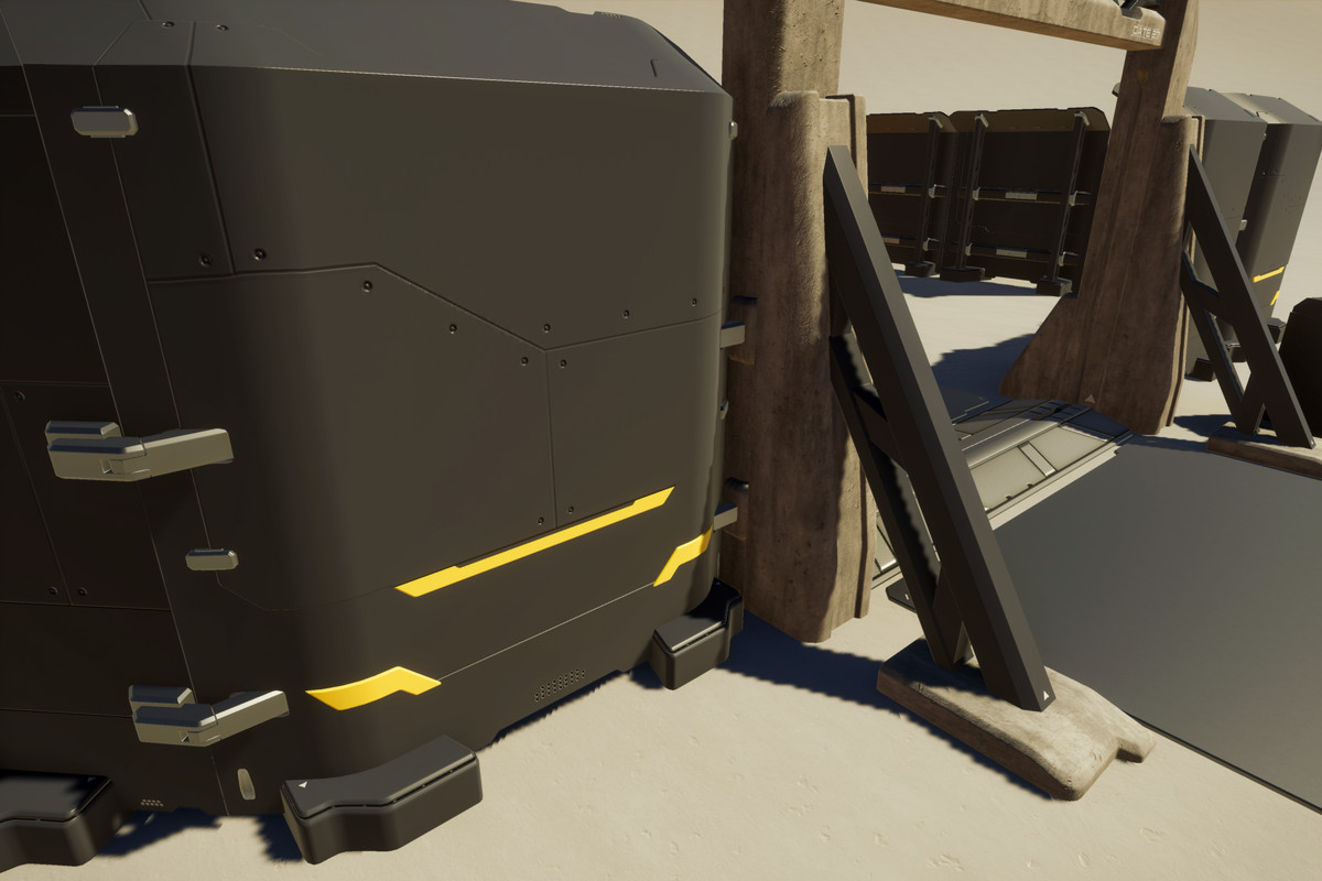 Frontier - Sci-Fi Modular Outpost Walls & Gate