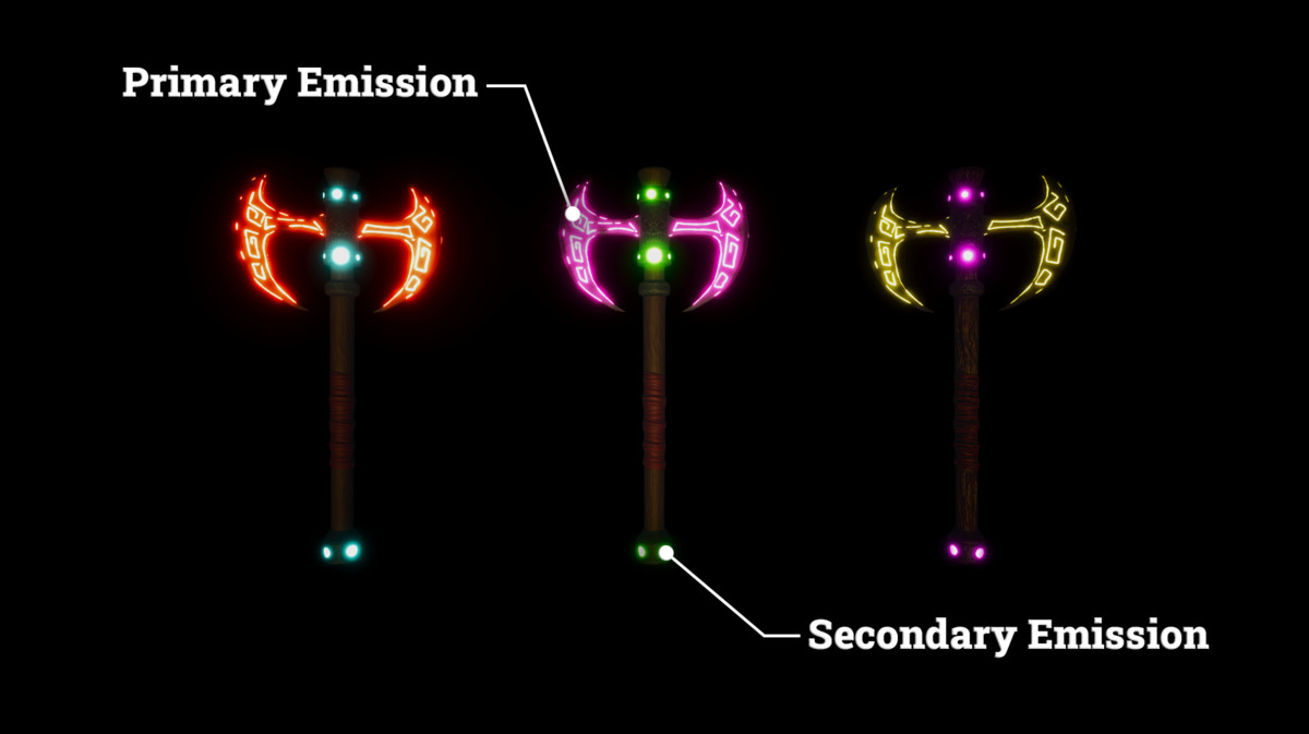 Dual Emission Shader (3D)
