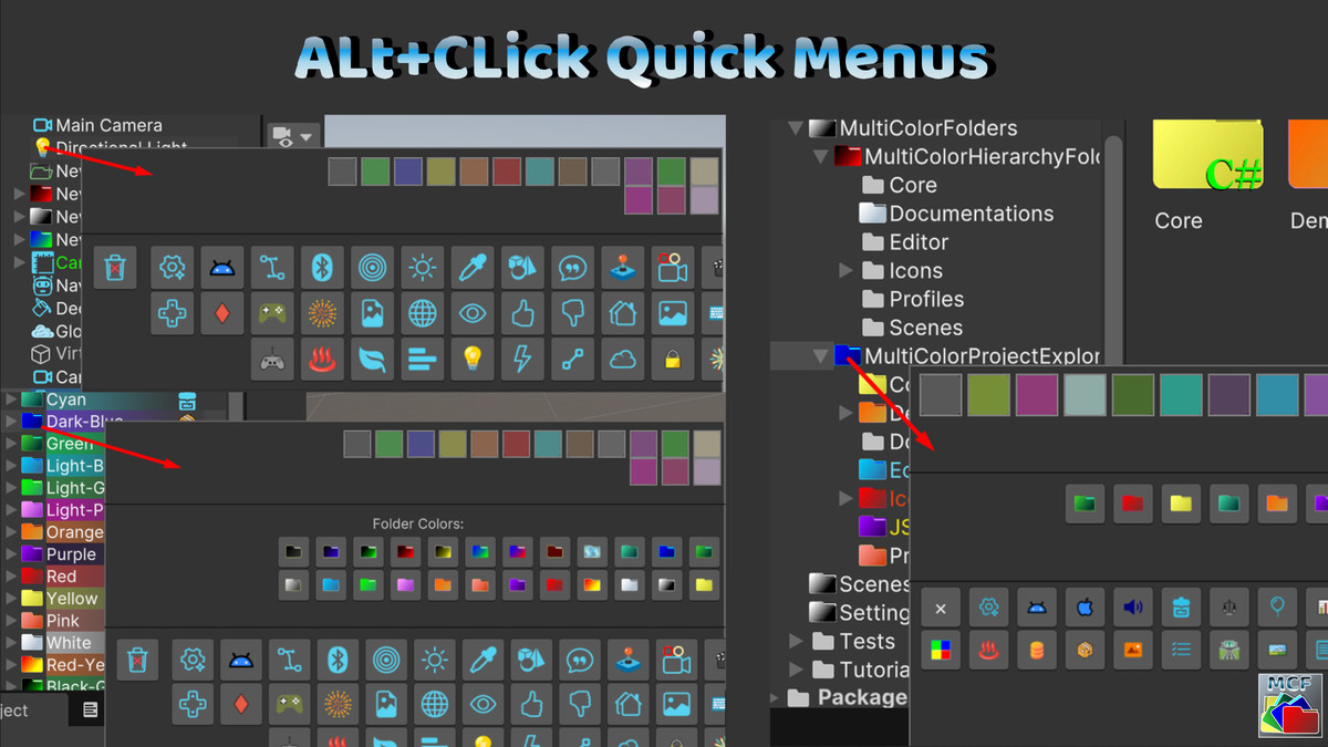 Multi Color Folders