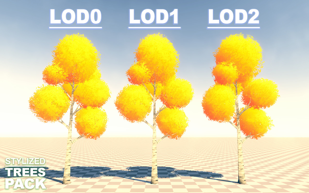Stylized Trees - Pack