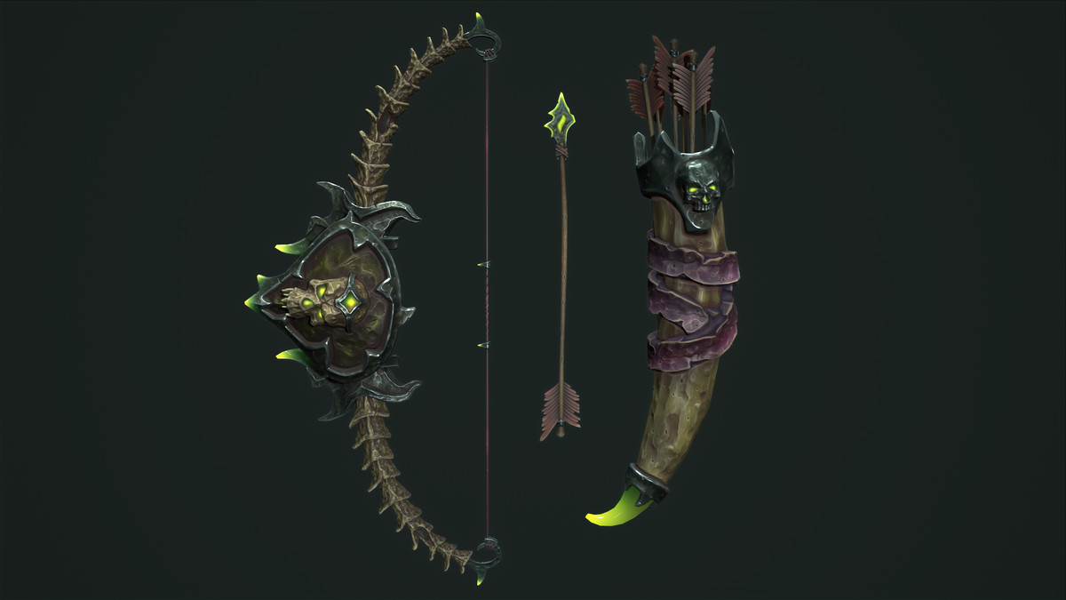 Undead bow quiver arrow