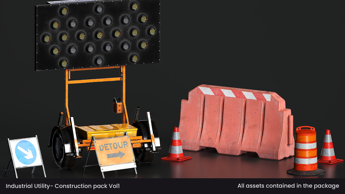 Industrial Utility - Construction Props Pack