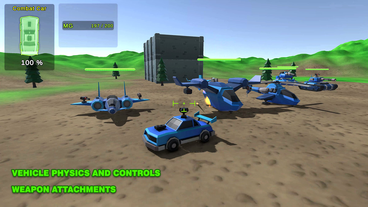 Vehicle Warfare Kit - Game Template