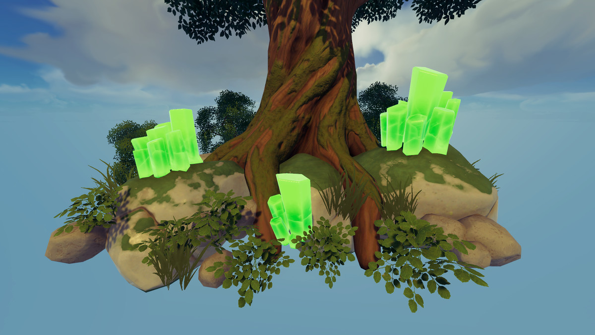 Low Poly Stylized Crystals