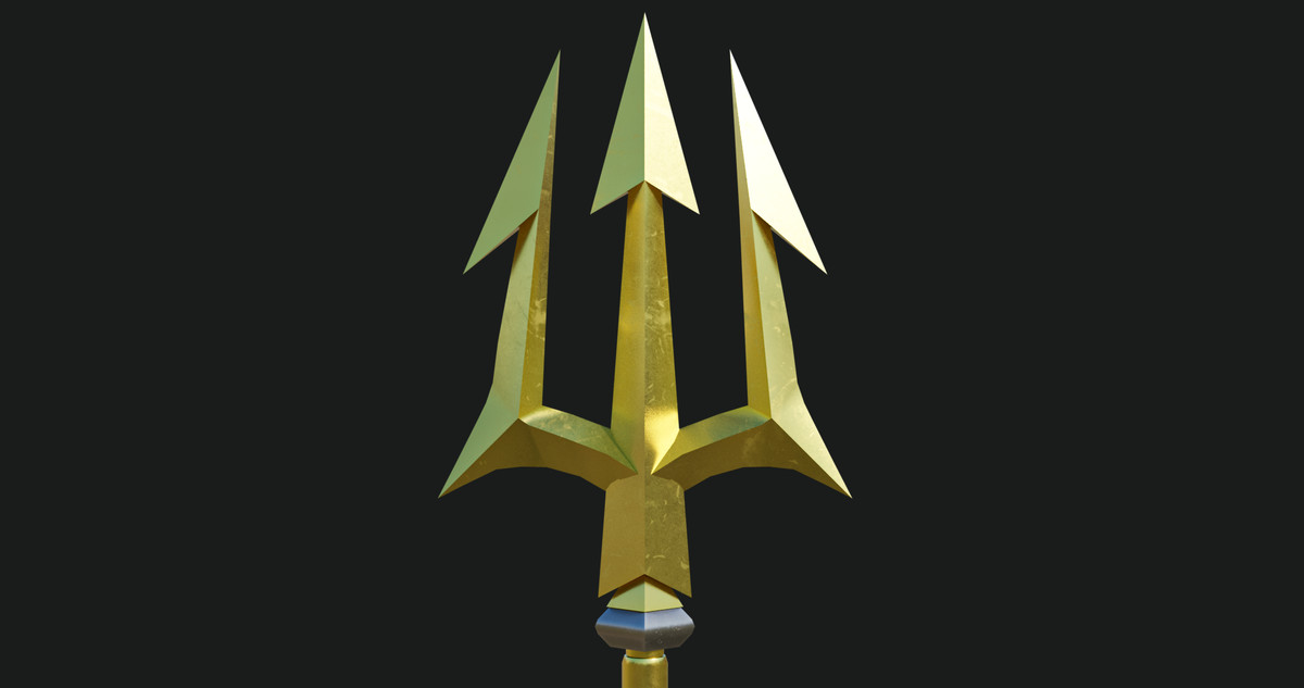Trident Medieval Gold URP and HDRP Textures