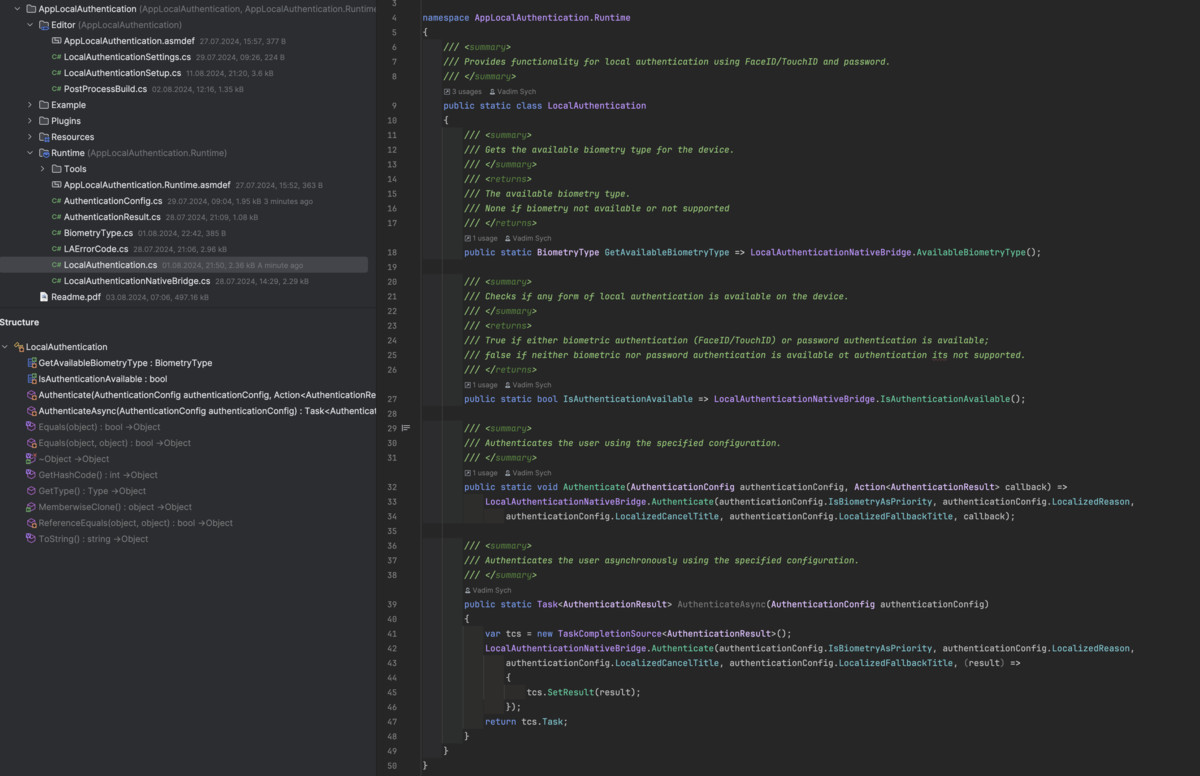 Local Authentication for iOS
