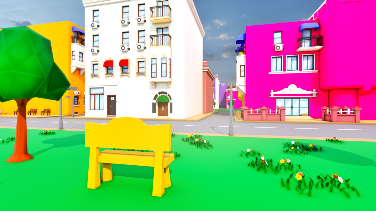 Modular Eastern City Low Poly Istanbul [Enterable Interior] [Desktop & Mobile]