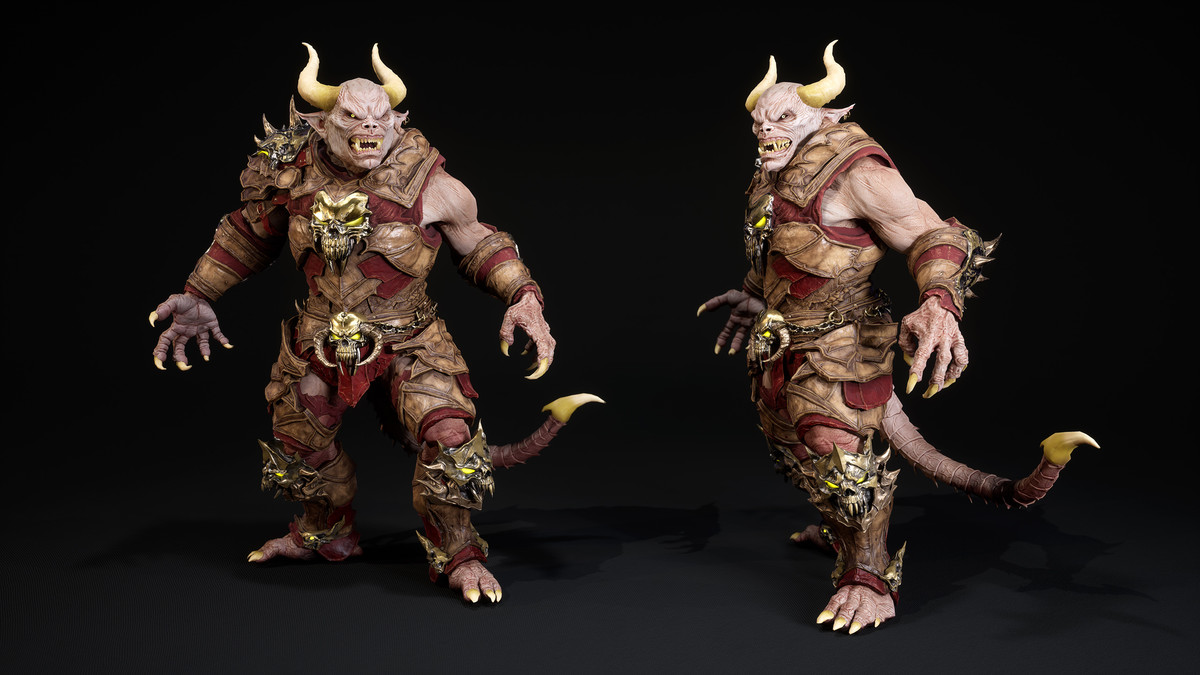 Medieval Demon Creature