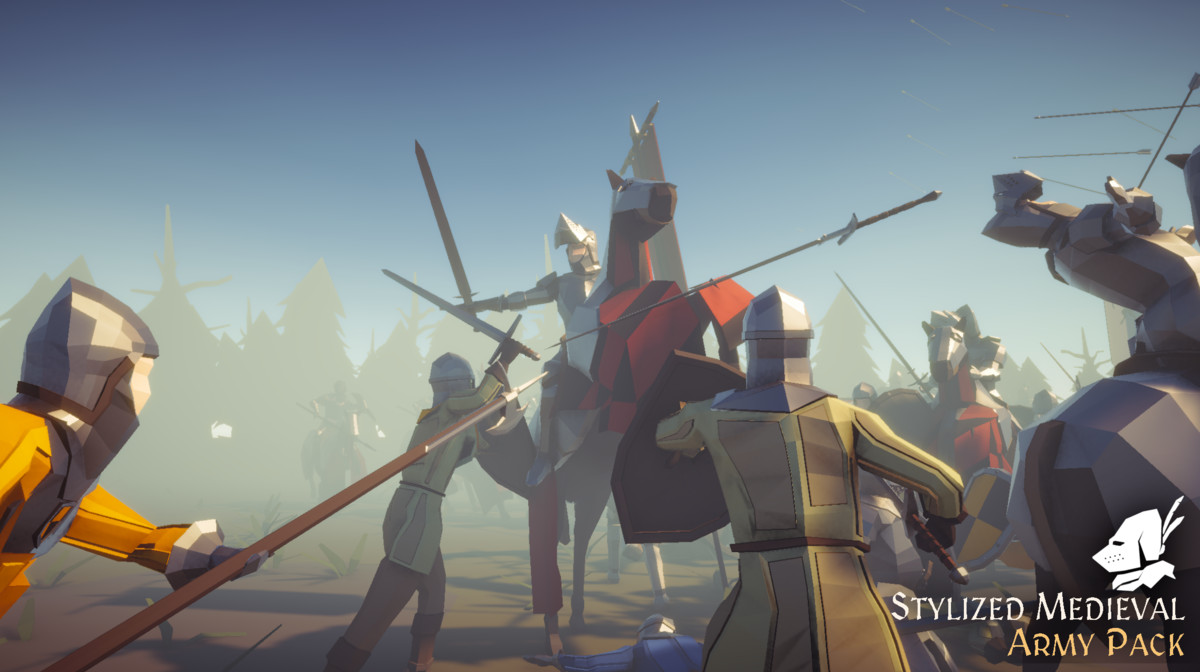 Stylized Medieval Army Pack – Low Poly Characters & Units