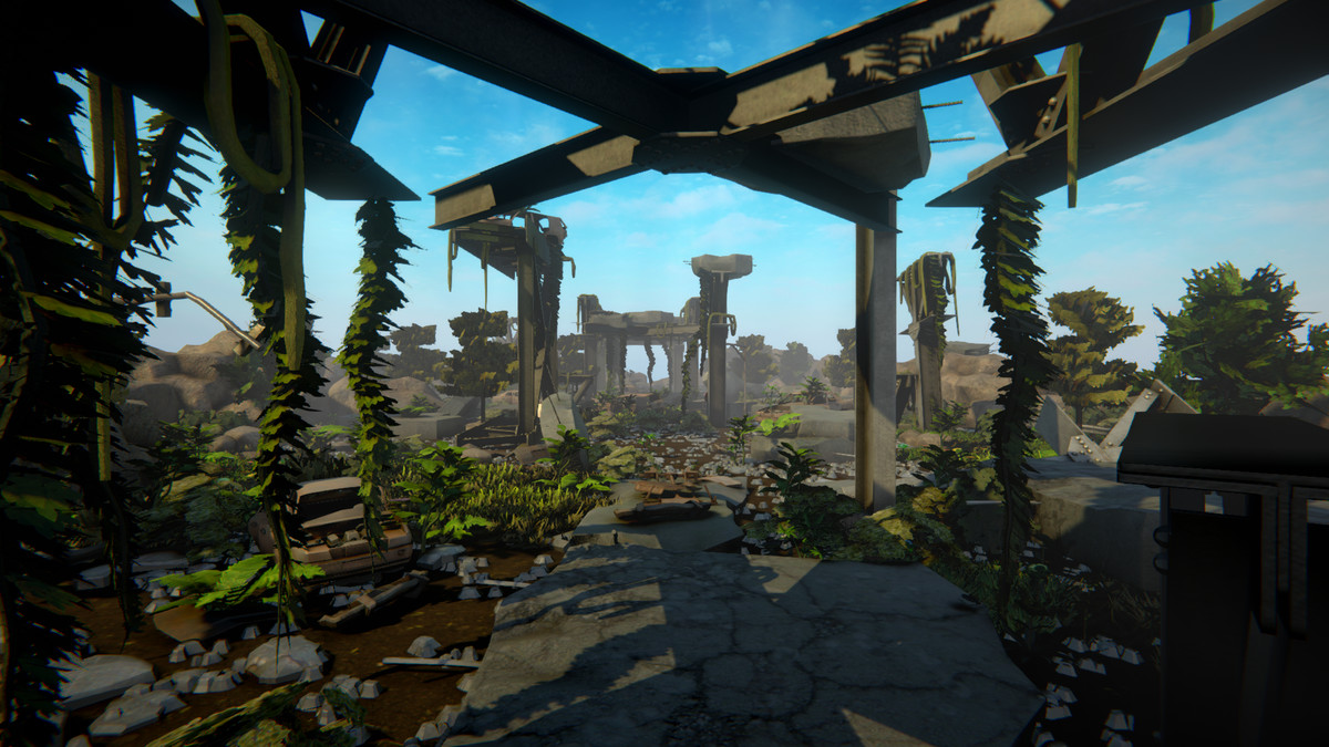 Realistic Post Apocalyptic Highway Bridge Asset Package