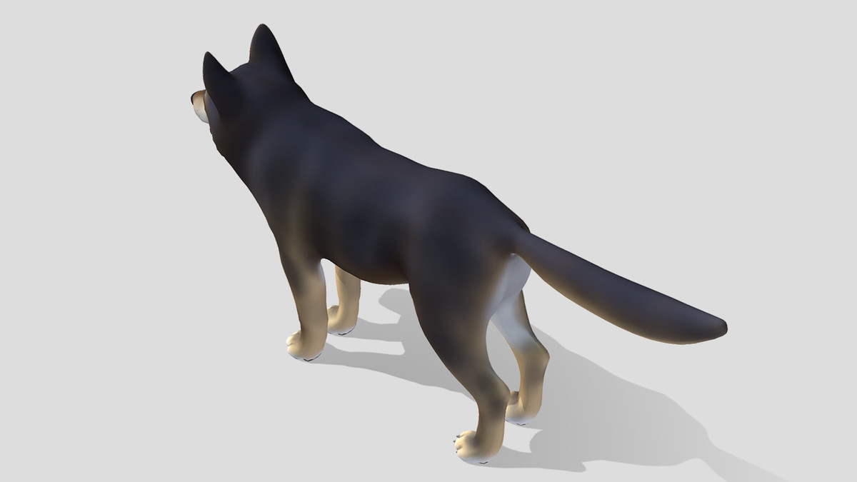 Cartoon - Wolf