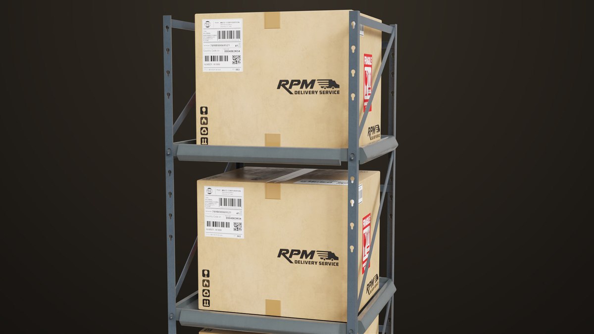 Warehouse Orange Robot Generic URP HDRP Textures