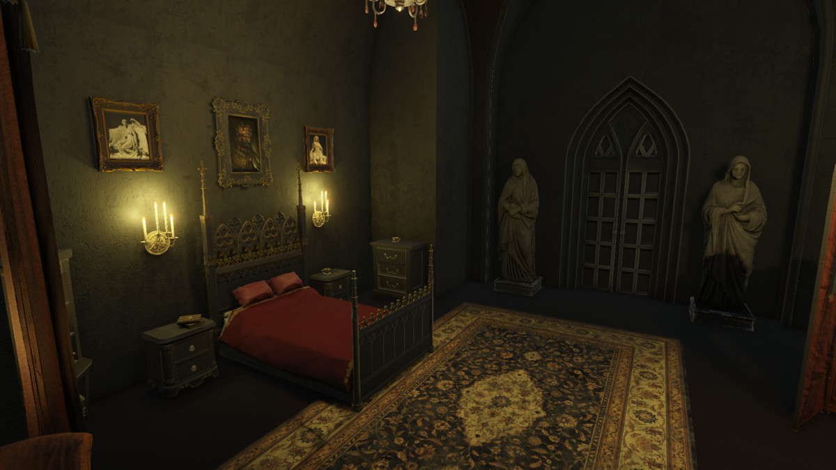 Gothic bedroom (MODULAR)