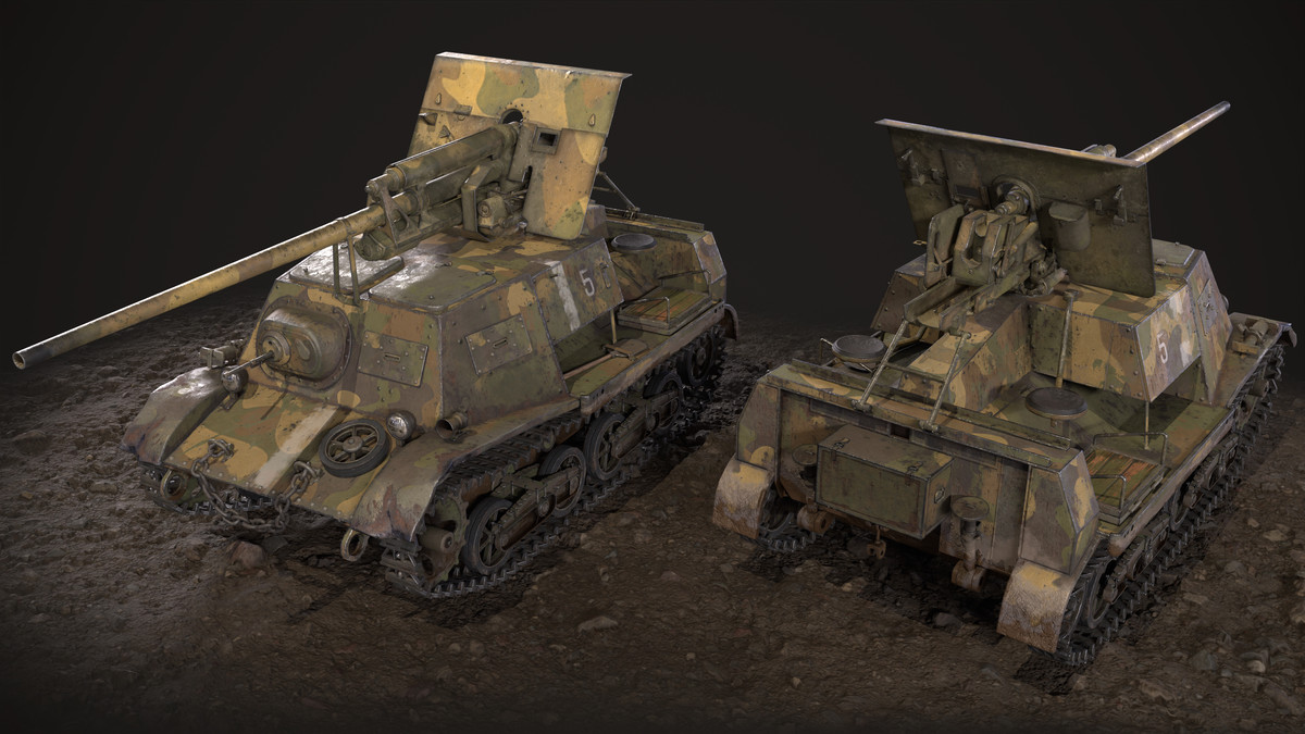 ZIS 30 Military Self Propelled Artillery Unit