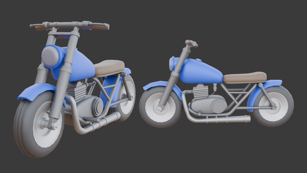 Stylized Motorcycles by AKE