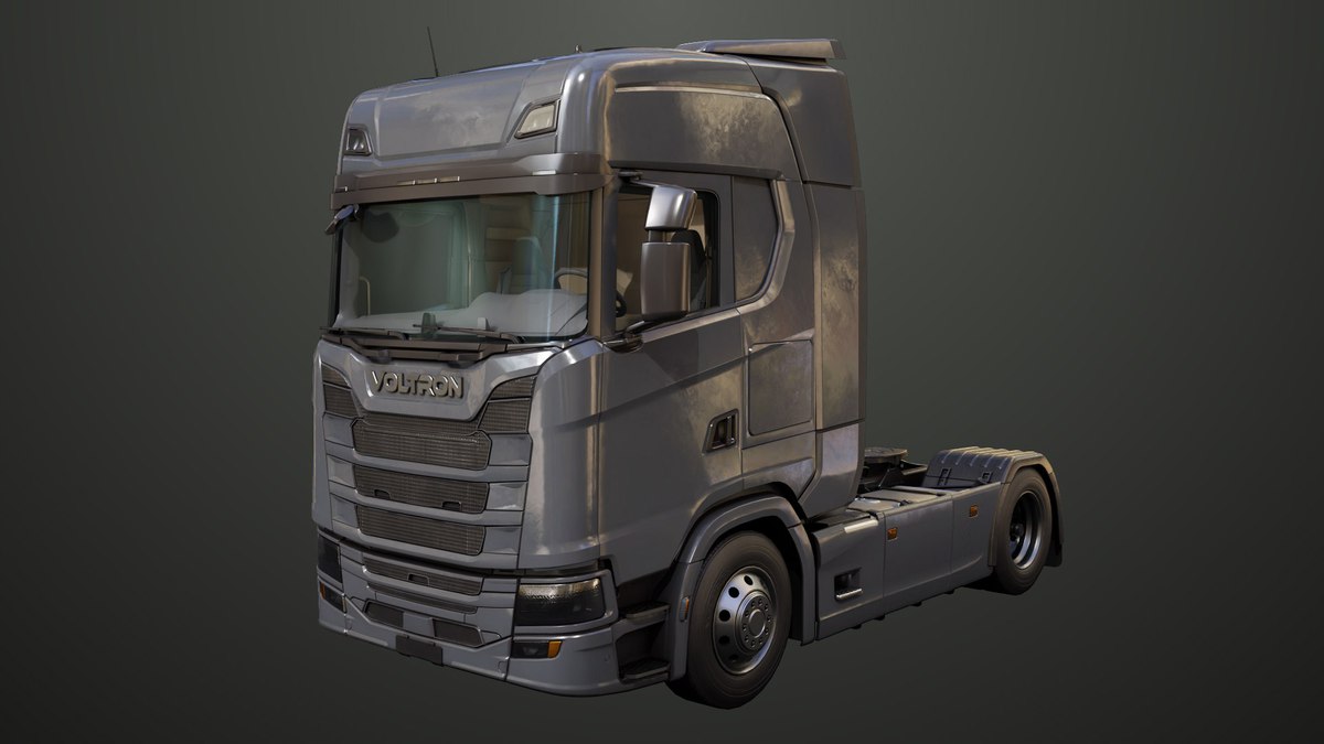 Heavy Truck Chassis 06 Interior URP HDRP Textures