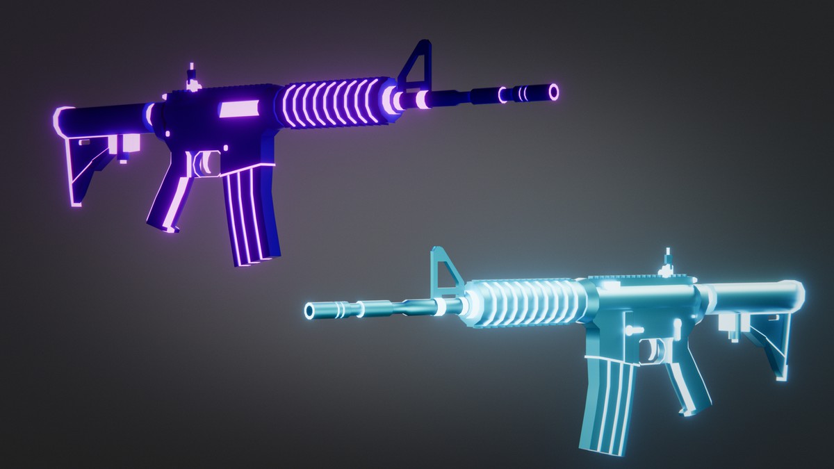 Ultimate Weapon Pack — 23 Guns + 943 Skins (Low Poly, Stylized, FPS/TPS Ready)