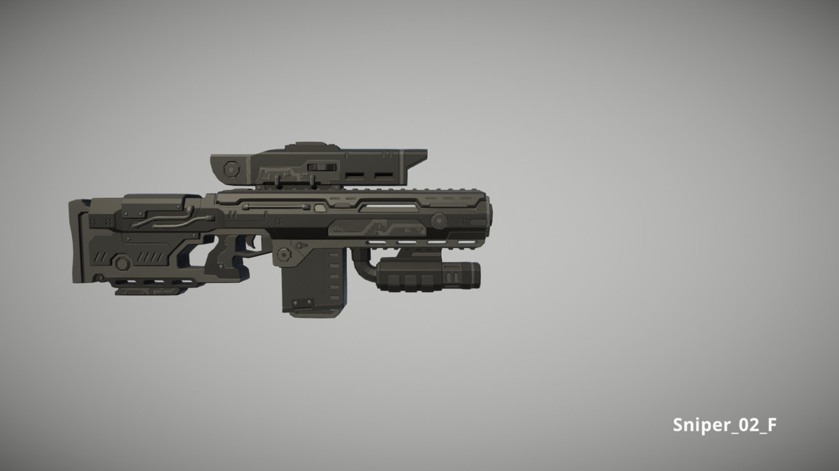 Cyberpunk Armory - Low Poly