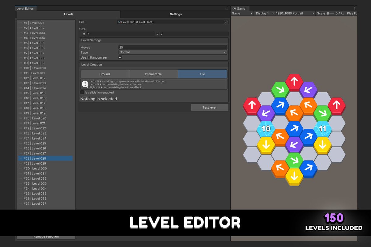 Hex Jam | Template + Editor