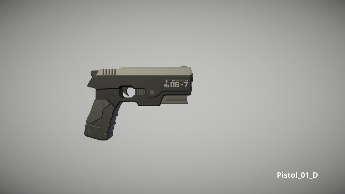 Cyberpunk Armory - Low Poly