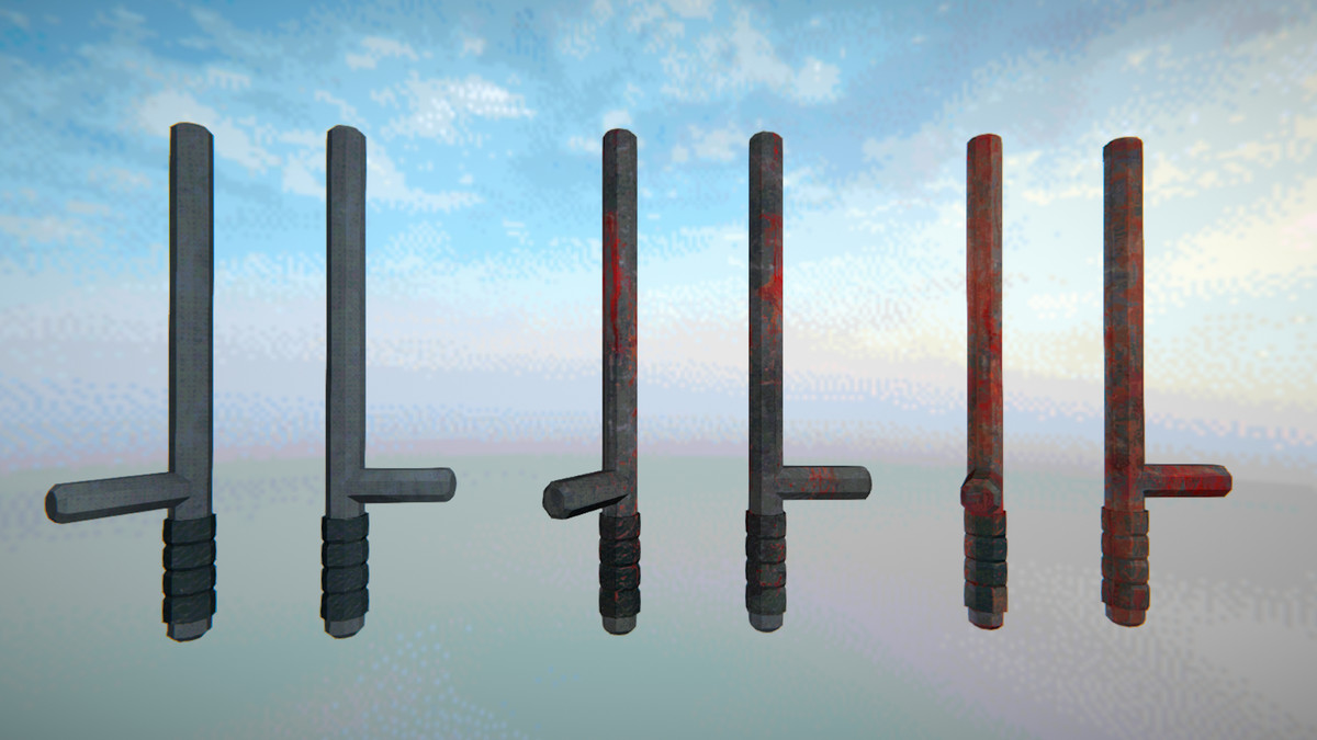PSX Retro Horror Mega Melee Weapons Bundle Asset Package