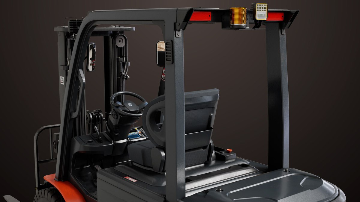 Forklift Truck 02 and 03 URP HDRP Textures