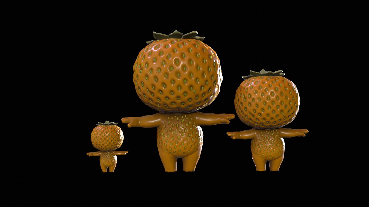 Chibi Fruit Strawberry