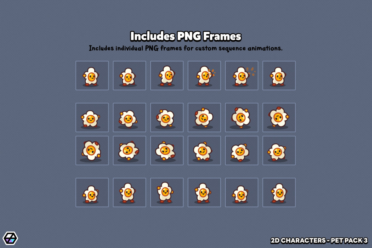 2D Characters - Pet Pack 3