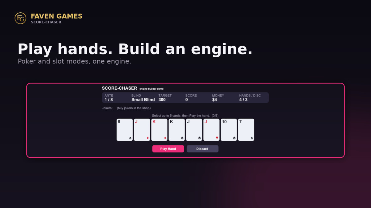 Score-Chaser - Engine-Builder Roguelike Kit