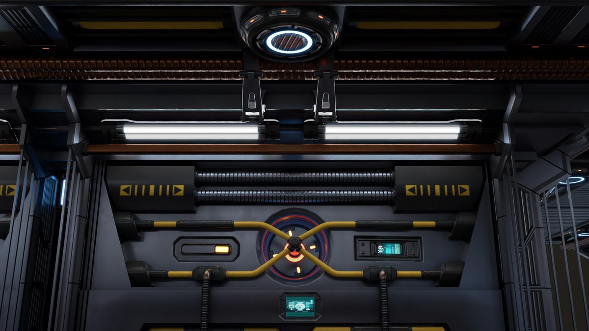 Sci Fi Corridor 01 URP HDRP Textures