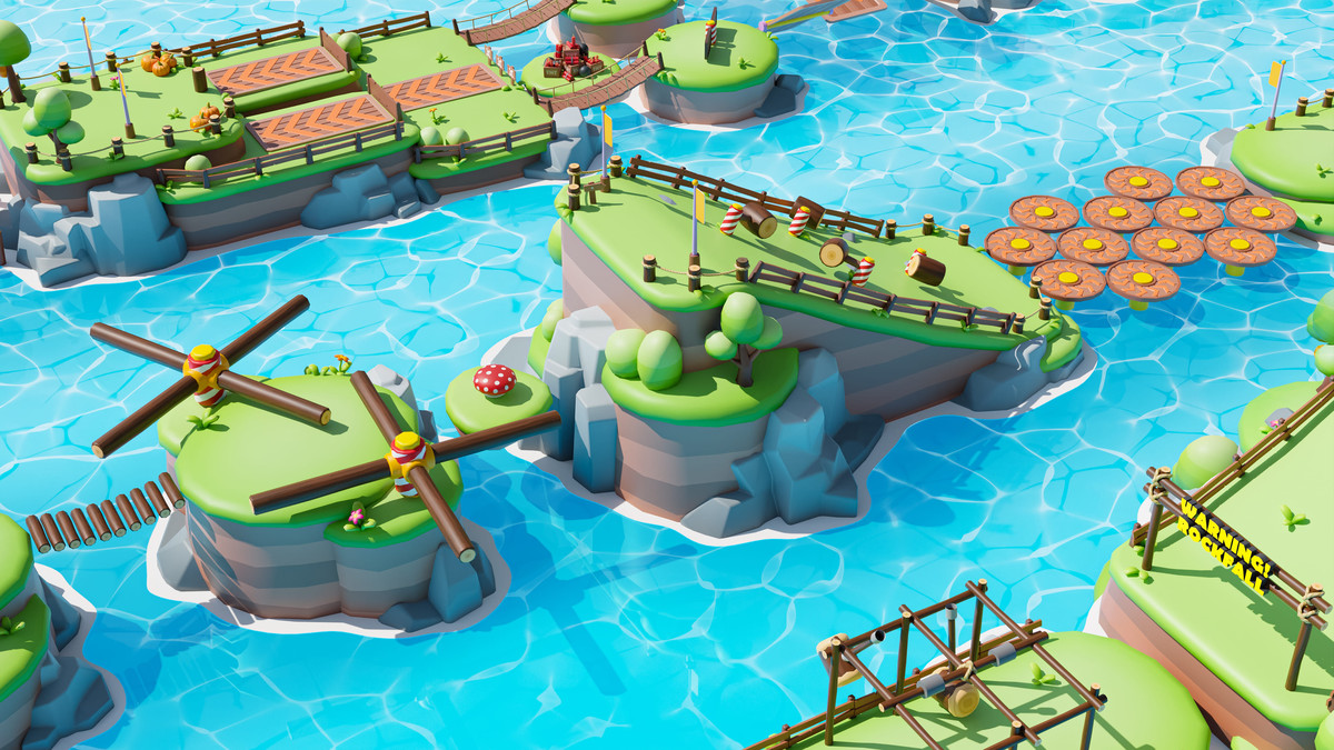 Platformer Deathrun - Low Poly 3D Models Pack