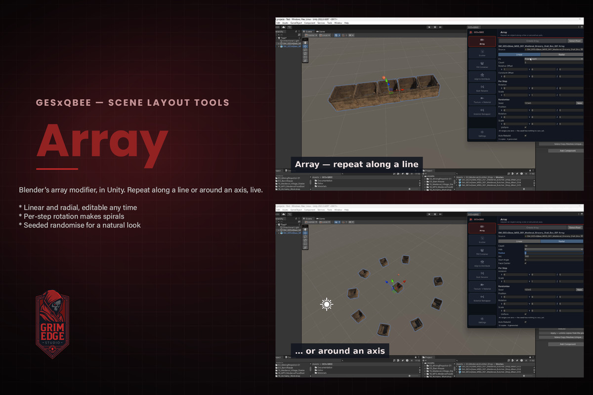GESxQbee - Scene Layout Tools