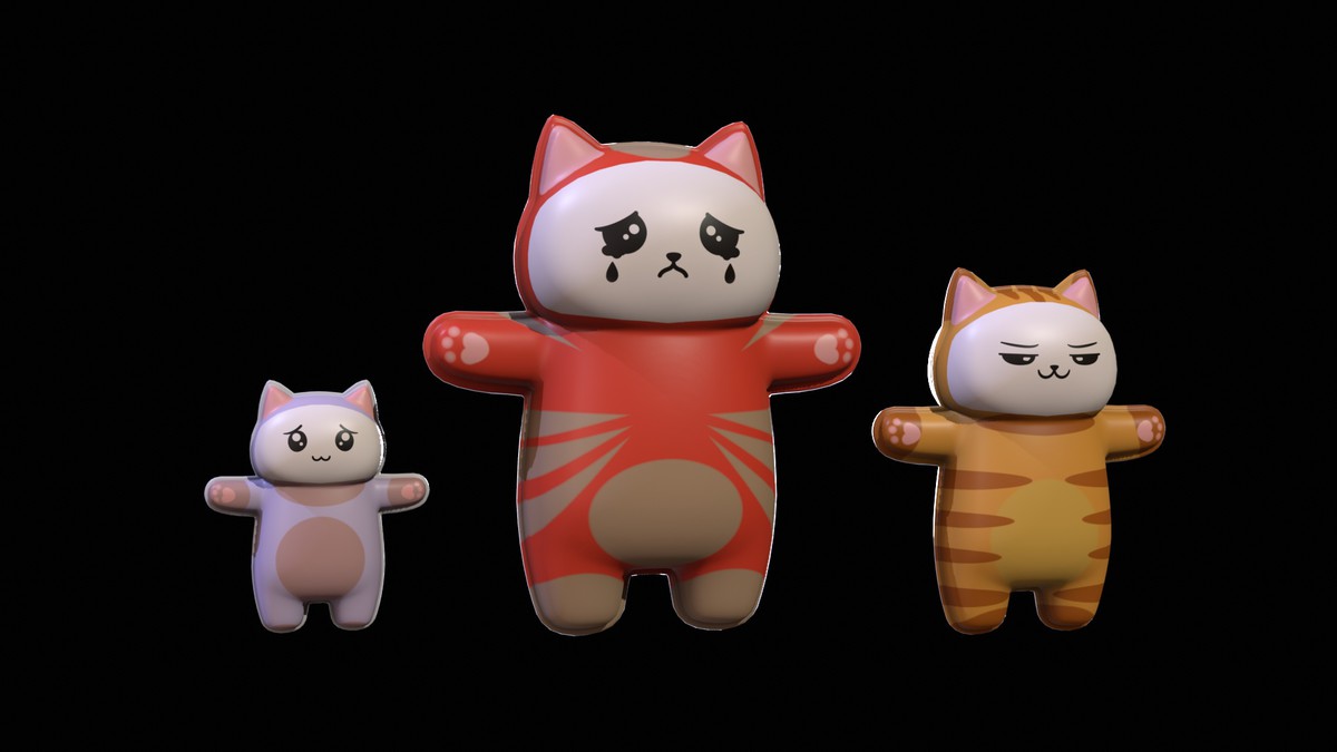 Chibi Carton Cat