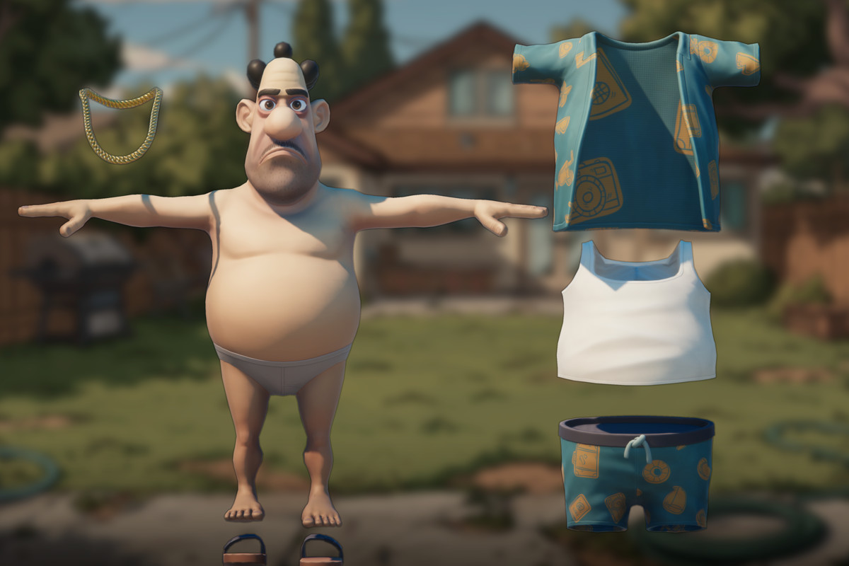 Stylized Funny Male Character