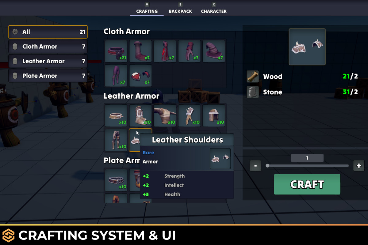 Crafting system for Spark