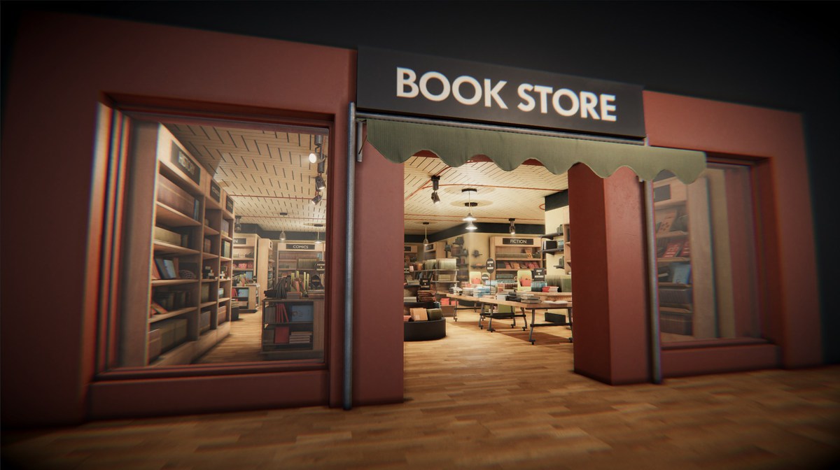 Book Store 3d Environment