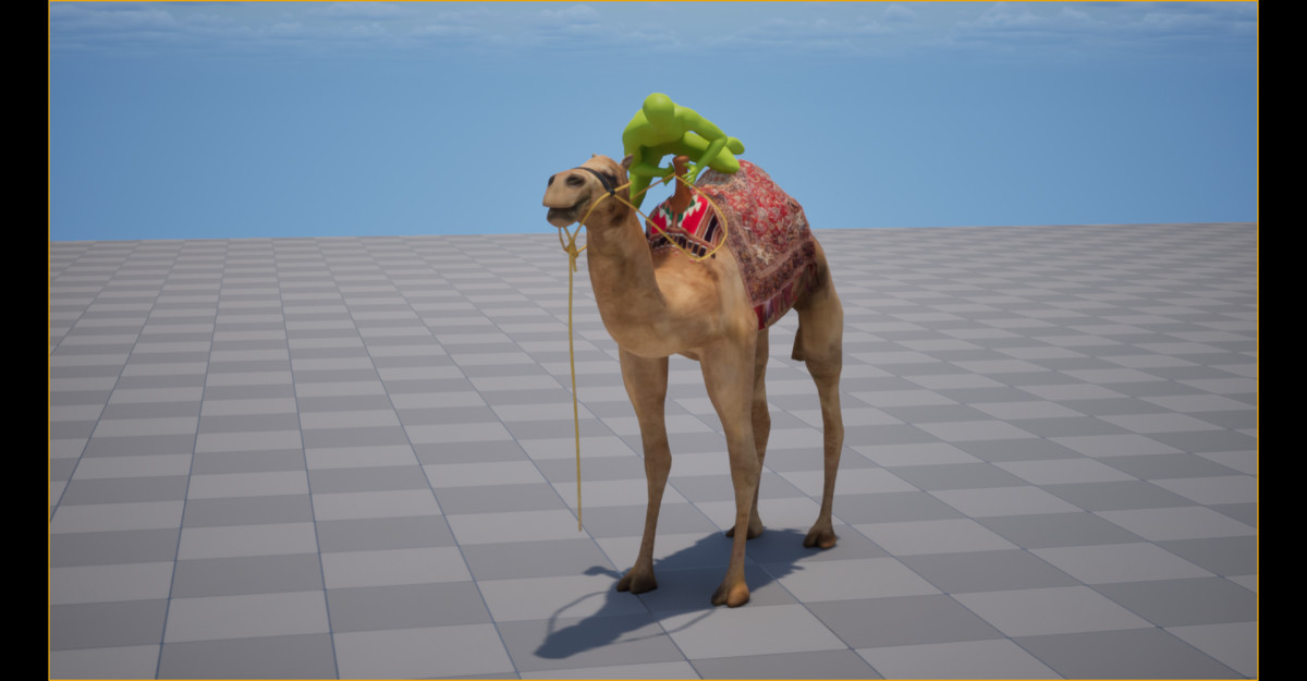 Camel Ride Animation