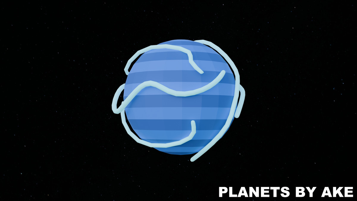 Low Poly Planets by Ake