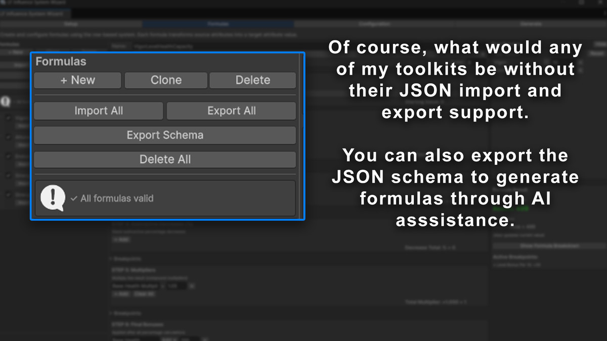 LF Attribute Forge Pro: No Code Stat Generator with Stat Influences and Scaling