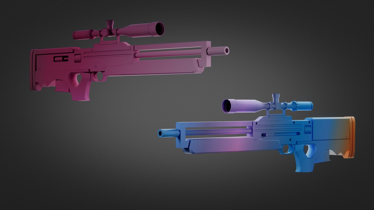 Weapon Gradient Skins Pack — 368 Variations