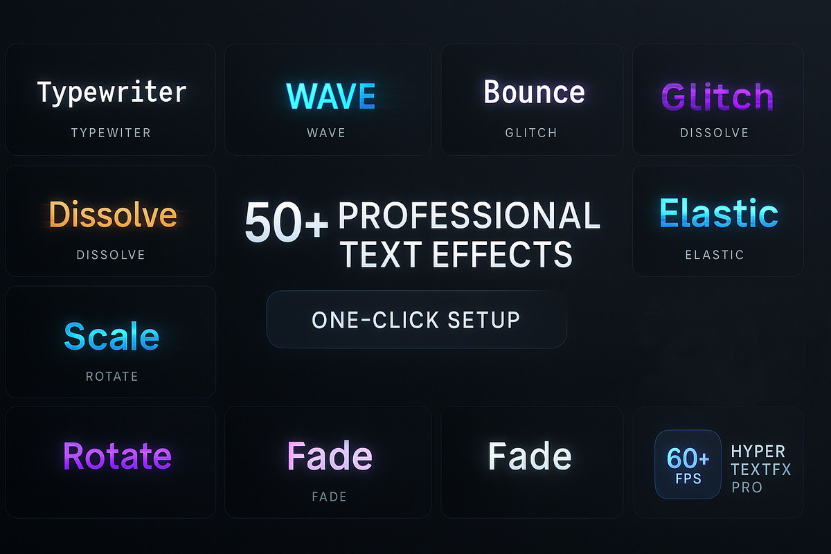 HyperTextFX Pro - Advanced Text Animation System