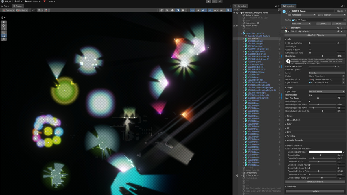 Super Soft Lights 2D