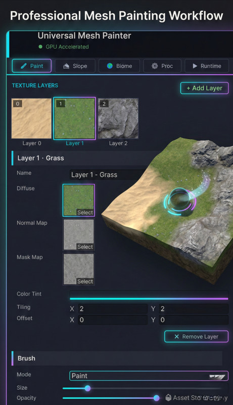 Universal Mesh Painter