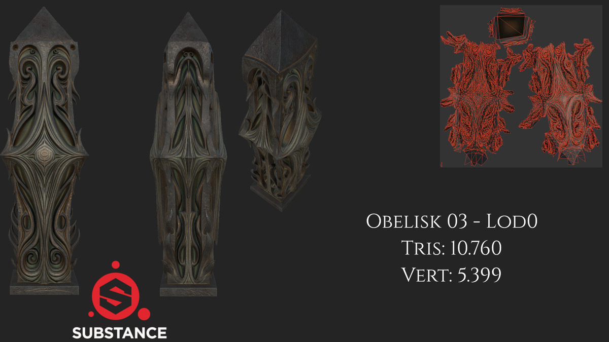 5 Dark Fantasy Obelisks