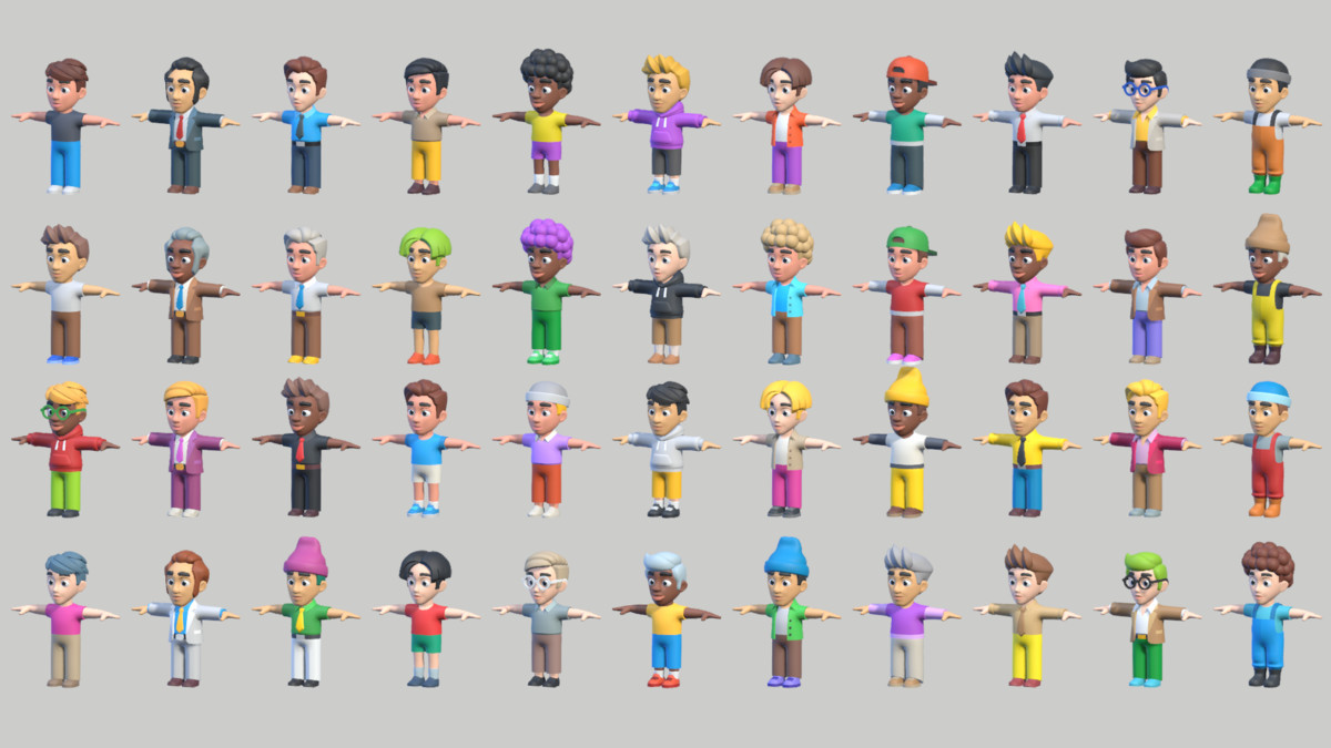 Characters City Pack 1