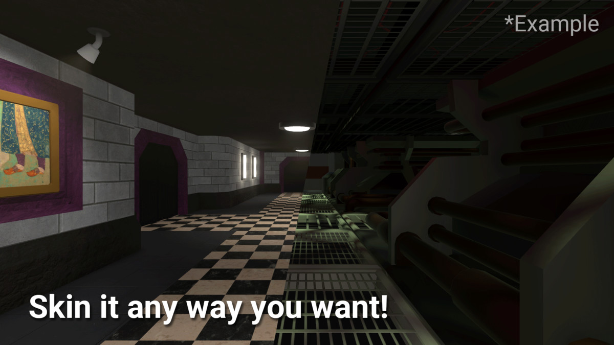 Procedural Rooms & Corridors Dungeon Generator (WFC) | MoraMapGen